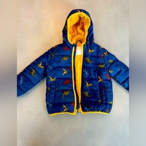 Jumping beans Dino puffer coat